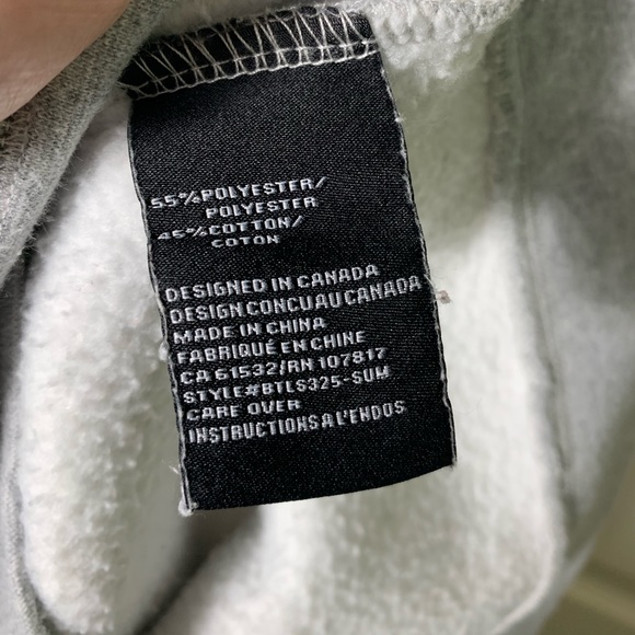 Brunette The Label | Grey Crewneck Oversized Kind Club Graphic Sweater - XS/S - Picture 5 of 5